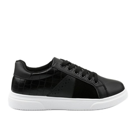 Černé stylové dámské tenisky BK928 černý