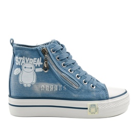 Modré šněrovací tenisky Lynnhurst modrý