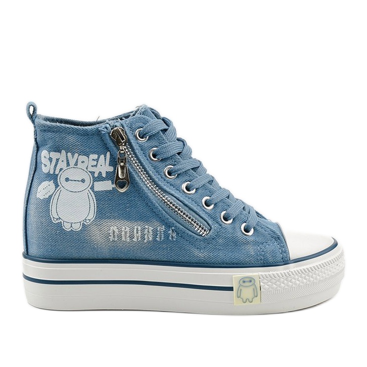 Modré šněrovací tenisky Lynnhurst modrý