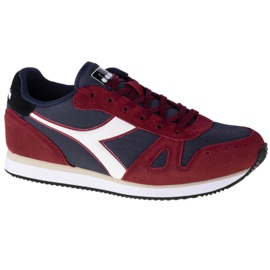 Boty Diadora Simple Run M 101-173745-01-C8913 bílý červený námořnická modř