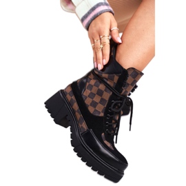 PS1 Dámské černé boty NS169P Milady černá