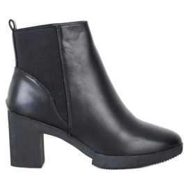 Kylie Boty z ekokůže černý