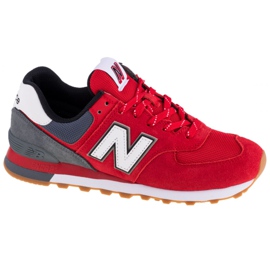 Boty New Balance M ML574SKD bílý červený vícebarevný