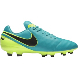 Kopačky Nike Tiempo Genio Ii Leather Fg 819213 307 černý modrý