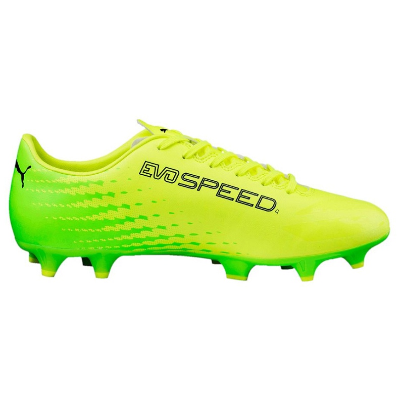 Kopačky Puma Evo Speed ​​17.4 Fg žluto-zelené 104017 01 vícebarevný žlutá