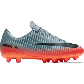 Kopačky Nike Mercurial Victory 6 CR7 Ag Pro Jr 878643 001 šedá