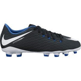 Kopačky Nike Hypervenom Phelon Iii Fg Jr 852595 002 černý černý