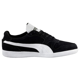 Boty Puma Icra Trainer Sd černé a bílé 356741 16 bílý černý