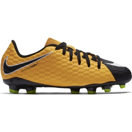 Fotbalová obuv Nike Hypervenom Phalon Iii Fg Jr 852595801 žlutý žlutý