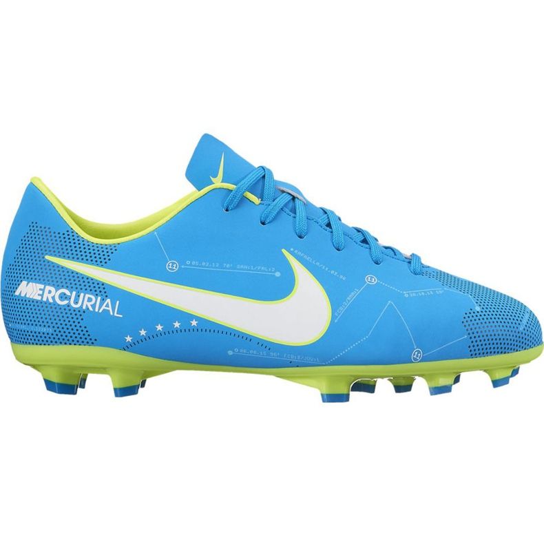 Kopačky Nike Mercurial Victory 6 Neymar Fg Jr 921488 400 modrý modrý