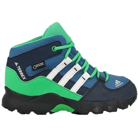 Dětská obuv Adidas Terrex Mid Gtx I S76931 černá modrý vícebarevný zelená Dětská obuv Adidas Terrex Mid Gtx I S76931 černá modrý vícebarevný zelená