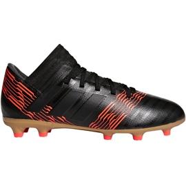 Kopačky Adidas Nemeziz 17.3 Fg Jr CP9165 černý černý
