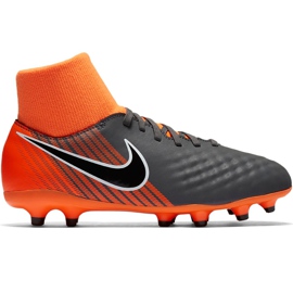 Kopačky Nike Magista Obra 2 Academy Df Fg Jr AH7313 080 černý pomerančový