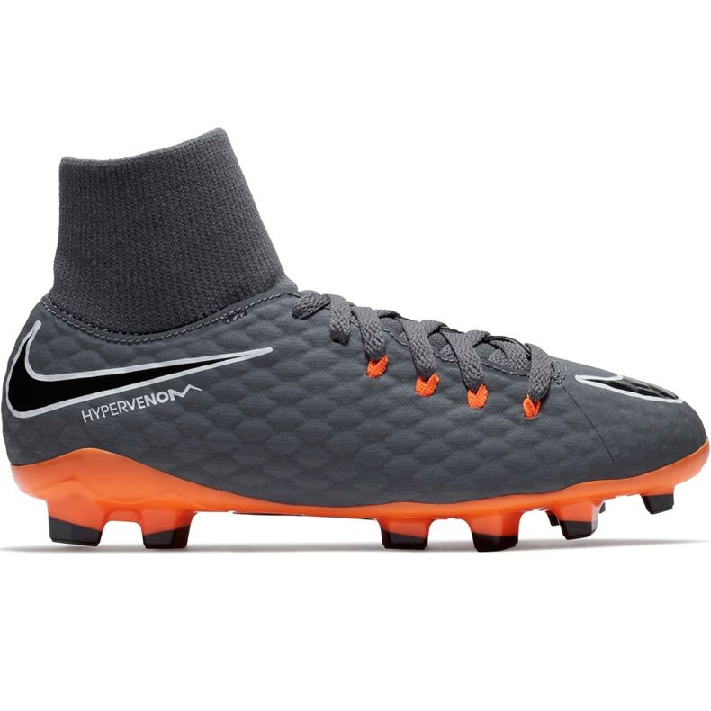 Kopačky Nike Hypervenom Phantom 3 Academy Df Fg Jr AH7287 081 vícebarevný šedá