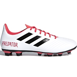 Kopačky Adidas Predator 18.4 FxG CM7669 vícebarevný bílý