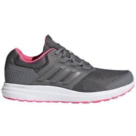 Dámské běžecké boty adidas Galaxy 4 W CP8837 růžový šedá