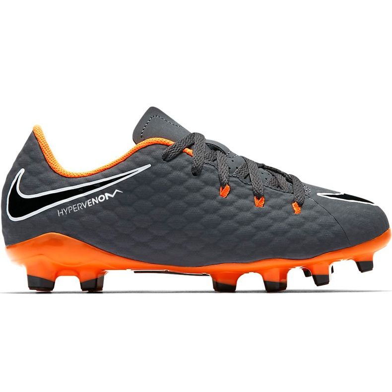 Kopačky Nike Hypervenom Phantom 3 Academy Fg Jr AH7288 081 vícebarevný šedá