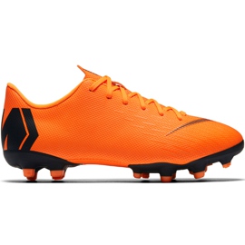 Kopačky Nike Mercurial Vapor 12 Academy Mg Jr AH7347 810 oranžový