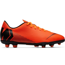Kopačky Nike Mercurial Vapor 12 Club Mg Jr AH7350 810 oranžový oranžový