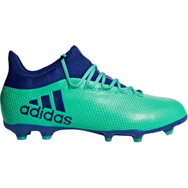 Kopačky Adidas X 17.1 Fg Jr CP8980 vícebarevný modrý