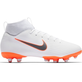 Kopačky Nike Mercurial Superfly 6 Academy Mg Jr AH7337 107 vícebarevný bílý