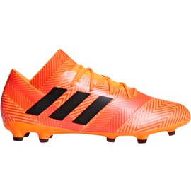 Kopačky Adidas Nemeziz 18.2 Fg DA9580 vícebarevný pomerančový