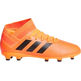 Kopačky Adidas Nemeziz 18.3 Fg Jr DB2352 vícebarevný pomerančový