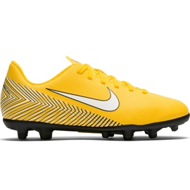 Kopačky Nike Mercurial Vapor 12 Club Neymar Gs Mg Jr AO9472 710 vícebarevný žluť
