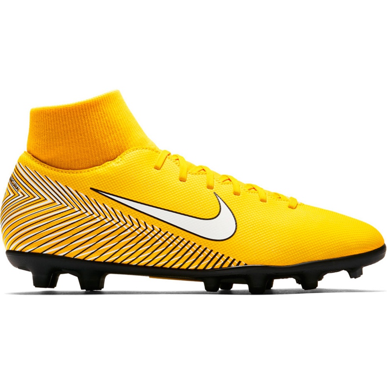 Kopačky Nike Mercurial Superfly 6 Club Neymar Mg Jr AO2888 710 vícebarevný žlutá