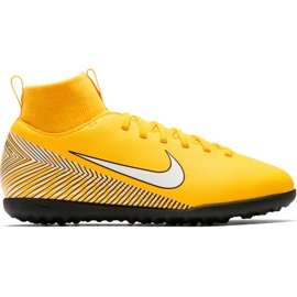 Kopačky Nike Mercurial Superfly X 6 Club Neymar Tf Jr AO2894 710 vícebarevný žluť