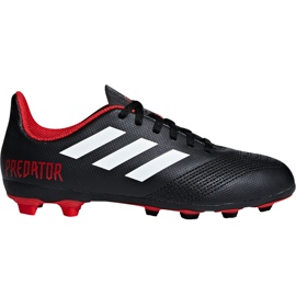 Kopačky Adidas Predator 18.4 FxG Jr DB2323 vícebarevný černý