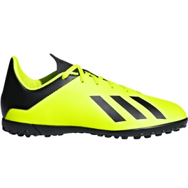 Kopačky adidas X Tango 18.4 Tf Jr DB2435 žluť žluť