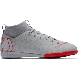 Kopačky Nike Mercurial Superfly X 6 Academy Ic Jr AH7343 060 šedá Kopačky Nike Mercurial Superfly X 6 Academy Ic Jr AH7343 060 šedá