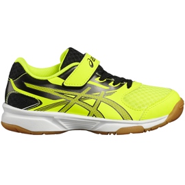 Dětské volejbalové boty Asics Upcourt 2 Ps C735Y 0795 žluť