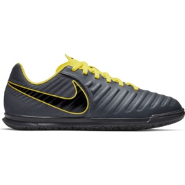 Kopačky Nike Tiempo Legend 7 Club Ic Jr AH7260 070 černý šedá