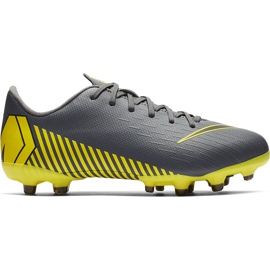 Kopačky Nike Mercurial Vapor 12 Academy Mg Jr AH7347070 vícebarevný šedá