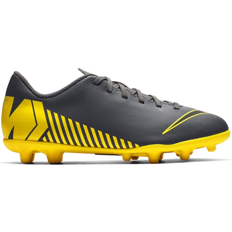 Kopačky Nike Mercurial Vapor 12 Club Mg Jr AH7350 070 černá černá