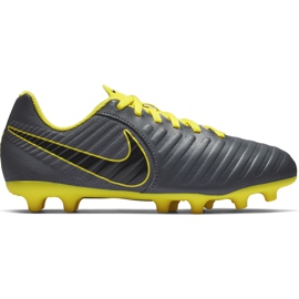 Kopačky Nike Tiempo Legend 7 Club Mg Jr AO2300 070 černý šedá
