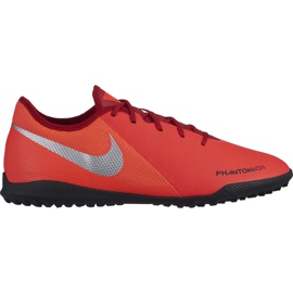 Kopačky Nike Phantom Vsn Academy Tf AO3223 600 červená vícebarevný