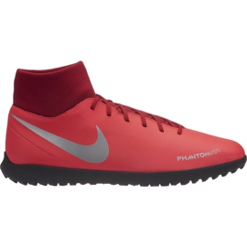 Kopačky Nike Phantom Vsn Club Df Tf AO3273 600 vícebarevný červený