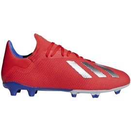 Kopačky Adidas X 18.3 Fg červené BB9367 vícebarevný červený