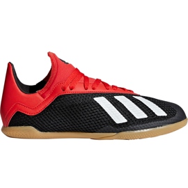 Kopačky Adidas X 18.3 In Jr BB9395 černý vícebarevný