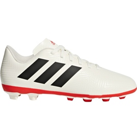 Kopačky Adidas Nemeziz 18.4 FxG Jr CM8510 vícebarevný bílý