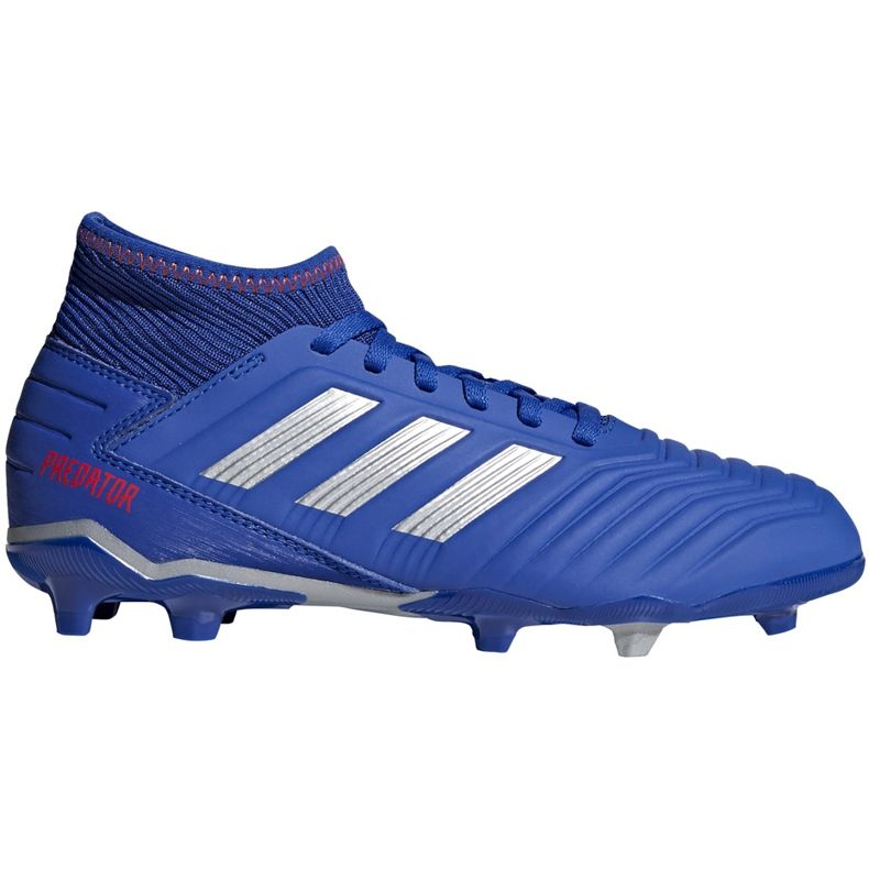 Kopačky adidas Predator 19.3 Fg Jr blue CM8533 vícebarevný modrý