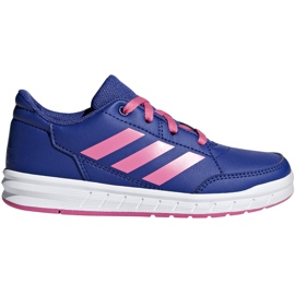 Dětské boty Adidas AltaSport K fialové D96865 fialová námořnická modř