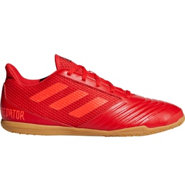 Kopačky adidas Predator 19.4 In Sala red D97976 vícebarevný červený