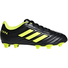 Kopačky Adidas Copa 19.4 Fg Jr černé žluté D98088 vícebarevný černý