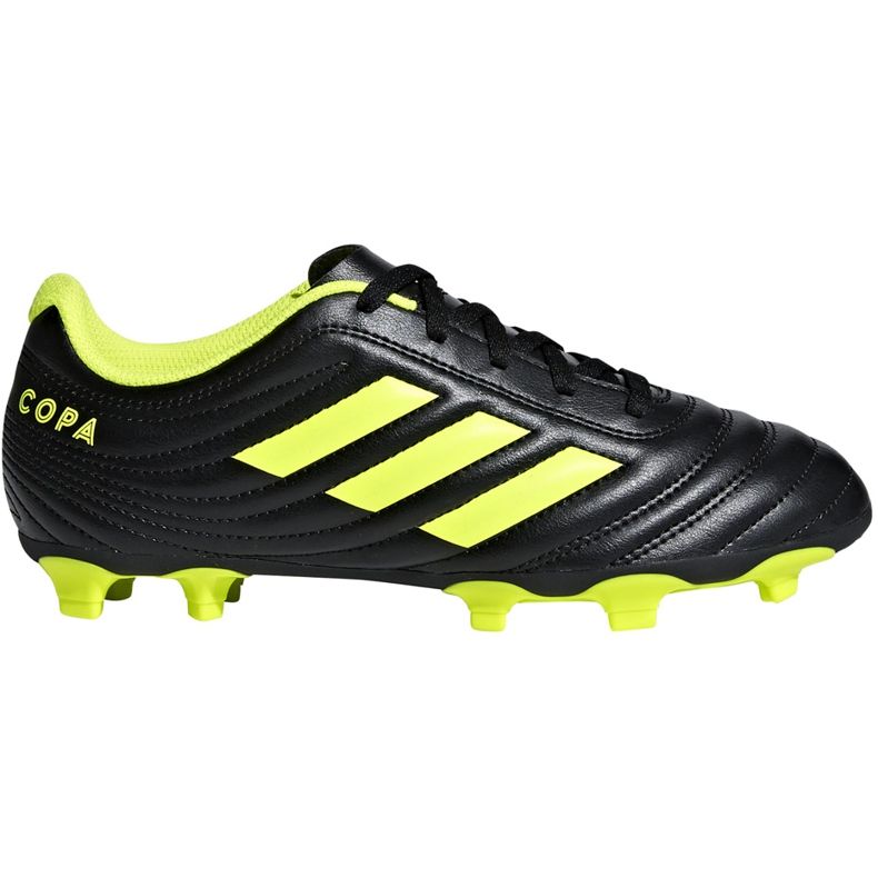 Kopačky Adidas Copa 19.4 Fg Jr černé žluté D98088 vícebarevný černá