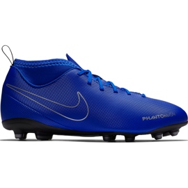 Kopačky Nike Phantom Vsn Club Df Fg Mg Jr AO3288 400 modrý vícebarevný