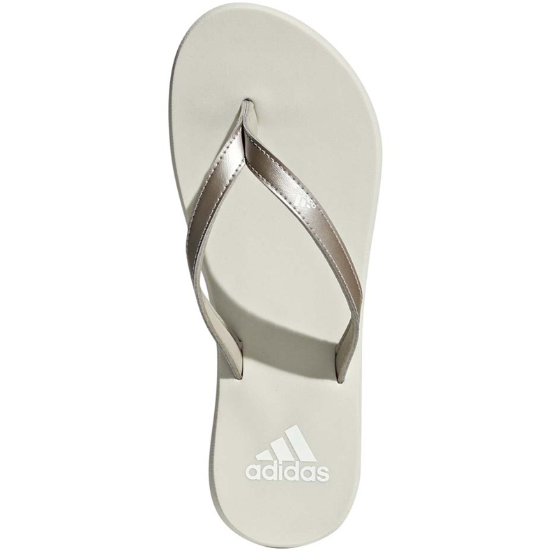 Dámské pantofle Adidas Eezay Flip Flop bílé F35034 šedá